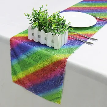 New Gradient Table Runners Modern Sequin Table Runner Glitter Home Textile Wedding Party Banquet Dinner Table Cover Supply Decor
New Gradient Table Runners Modern Sequin Table Runner Glitter Home Textile Wedding Party Banquet Dinner Table Cover Supply Decor