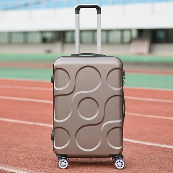 

NEW business ABS trolley case students Travel waterproof luggage rolling suitcase Boarding Password box Mute Cardan wheel