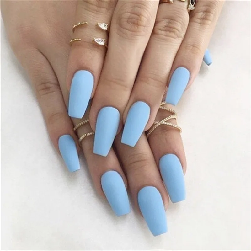 24Pcs Matte Coffin Detachable False Nails Pure Color Press On Designed False Nails Tips Beauty Artificial Tips Overhead with Glu
24Pcs Matte Coffin Detachable False Nails Pure Color Press On Designed False Nails Tips Beauty Artificial Tips Overhead with Glu