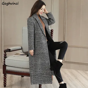 Women Long Coat Plaid Casual Soft All Match Slim High Quality Womens Plus Size Fashions Elegant Single Button Turn-down Collar
Women Long Coat Plaid Casual Soft All Match Slim High Quality Womens Plus Size Fashions Elegant Single Button Turn-down Collar