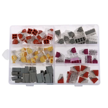 New METERK 100pcs Hard Wire Connection Terminals Kit in Plastic Box Wire Crimp Butt Terminal PCT Connector
New METERK 100pcs Hard Wire Connection Terminals Kit in Plastic Box Wire Crimp Butt Terminal PCT Connector