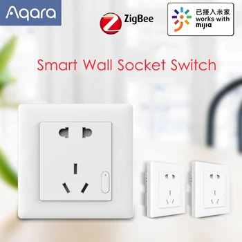 AQara Wall Socket Switch ZigBee Version Wireless Switch Smart Remote Control Time Switch Work with Mi Home APP for Smart Home
AQara Wall Socket Switch ZigBee Version Wireless Switch Smart Remote Control Time Switch Work with Mi Home APP for Smart Home