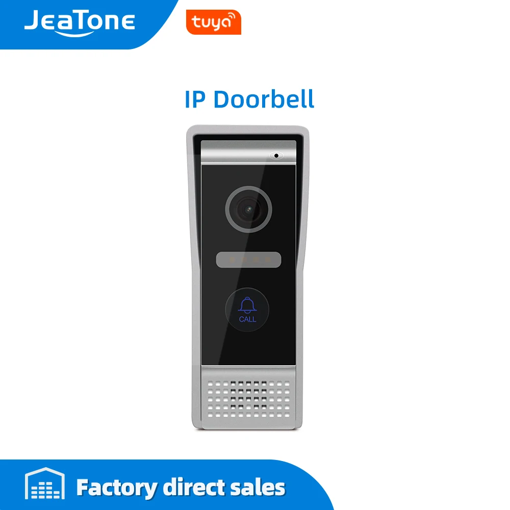 JeaTone видеодомофон IP алюминиевый дверной звонок с высоким разрешением внешний