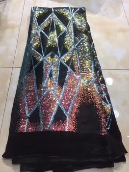 Popular velvet sequins lace fabric French Mesh Lace Fabric High Quality Sequence Fabrics Nigerian Net Lace for Wedding Party
Popular velvet sequins lace fabric French Mesh Lace Fabric High Quality Sequence Fabrics Nigerian Net Lace for Wedding Party