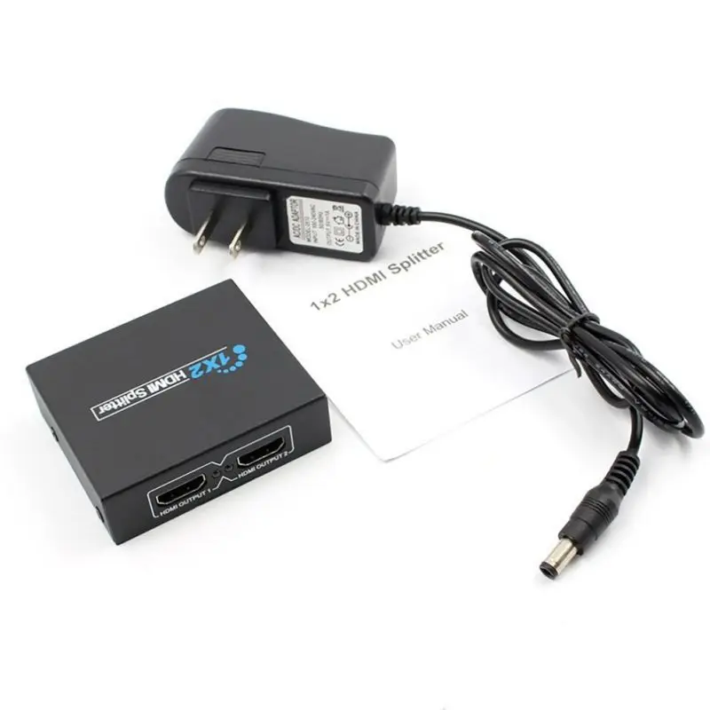 Double Type Splitter For HDMI 1080P High Definition 1 In 2 Out Switch Switcher Adapter Converter EU US Both Suitable
Double Type Splitter For HDMI 1080P High Definition 1 In 2 Out Switch Switcher Adapter Converter EU US Both Suitable