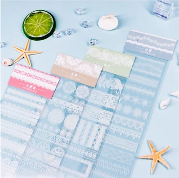 30 pcs/lot Washi Masking Tapes White ink lace Decorative Adhesive Scrapbooking DIY Paper Japanese Stickers 
30 pcs/lot Washi Masking Tapes White ink lace Decorative Adhesive Scrapbooking DIY Paper Japanese Stickers