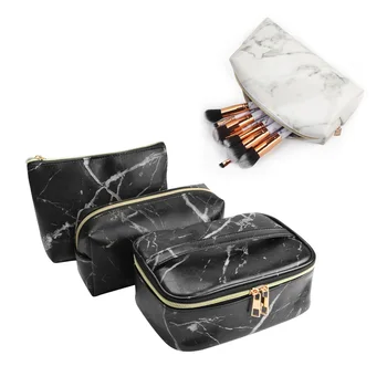 1 Set 3pcs Cosmetics Bag Makeup Brush Storage Bag Cosmetic Handbag Marbling Printed for Women
1 Set 3pcs Cosmetics Bag Makeup Brush Storage Bag Cosmetic Handbag Marbling Printed for Women