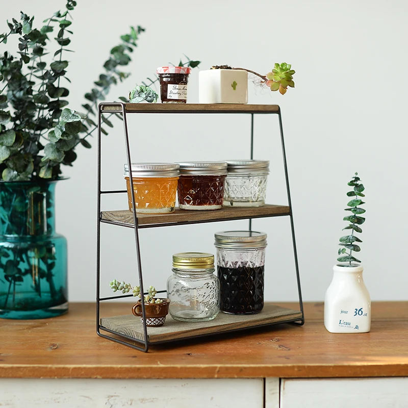 MINI Counter Top 3-tier Retro Iron with Wood Shelf Rack Multipurpose Storage Shelf Corner Shelf Shelf Storage
MINI Counter Top 3-tier Retro Iron with Wood Shelf Rack Multipurpose Storage Shelf Corner Shelf Shelf Storage