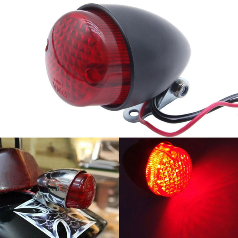 Universal DC 12V Motorcycle Brake Stop Light Running Rear Tail Light Red Lamp for H-arley Cafe Racer Bobber
Universal DC 12V Motorcycle Brake Stop Light Running Rear Tail Light Red Lamp for H-arley Cafe Racer Bobber