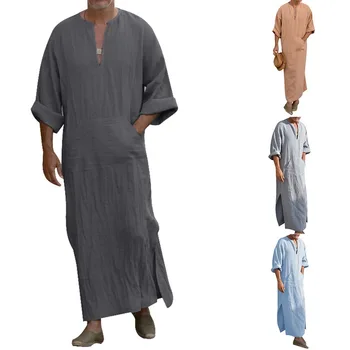 KANCOOL Men Robes Long Sleeve Solid Pajamas V Neck Pockets Cozy Cotton Vintage Homewear Nightgown Kaftan Mens Bathrobes S-5XL
KANCOOL Men Robes Long Sleeve Solid Pajamas V Neck Pockets Cozy Cotton Vintage Homewear Nightgown Kaftan Mens Bathrobes S-5XL