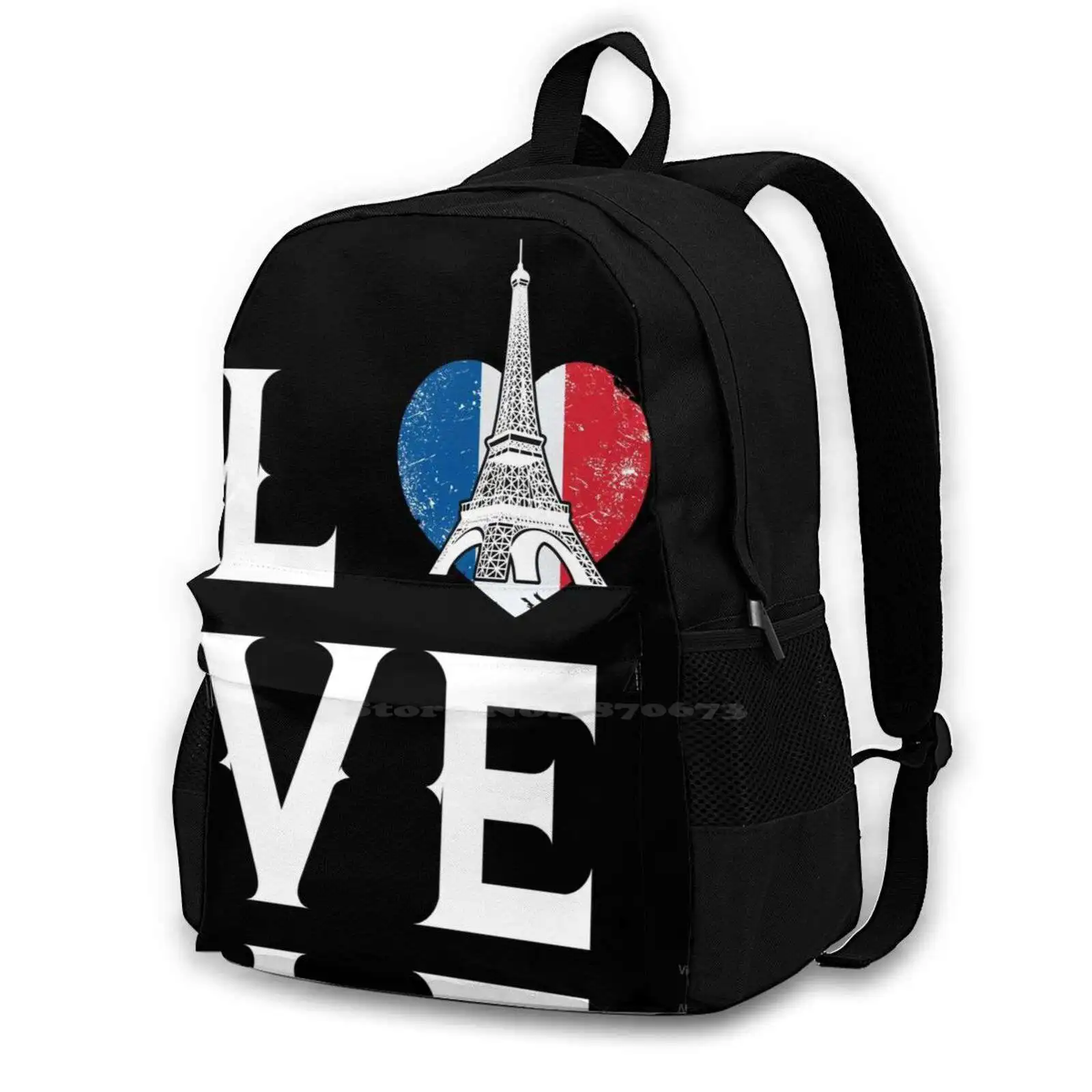 

Paris Love Eiffel Tower France New Arrivals Satchel Schoolbag Bags Backpack Paris Eiffel Tower France Idea Frenchman French