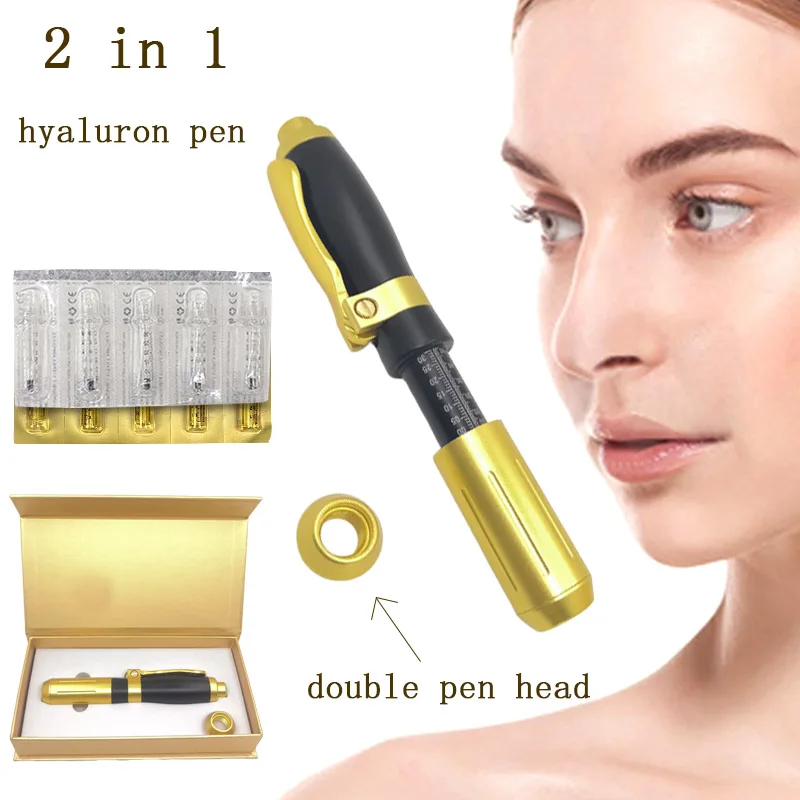 2 IN 1 Hyaluronic Pen 0.3ml & 0.5ml Hyaluronzuur Pen Acid injection lip filler injector Mesotherapy Gun no-needle Atomizer gun
2 IN 1 Hyaluronic Pen 0.3ml & 0.5ml Hyaluronzuur Pen Acid injection lip filler injector Mesotherapy Gun no-needle Atomizer gun