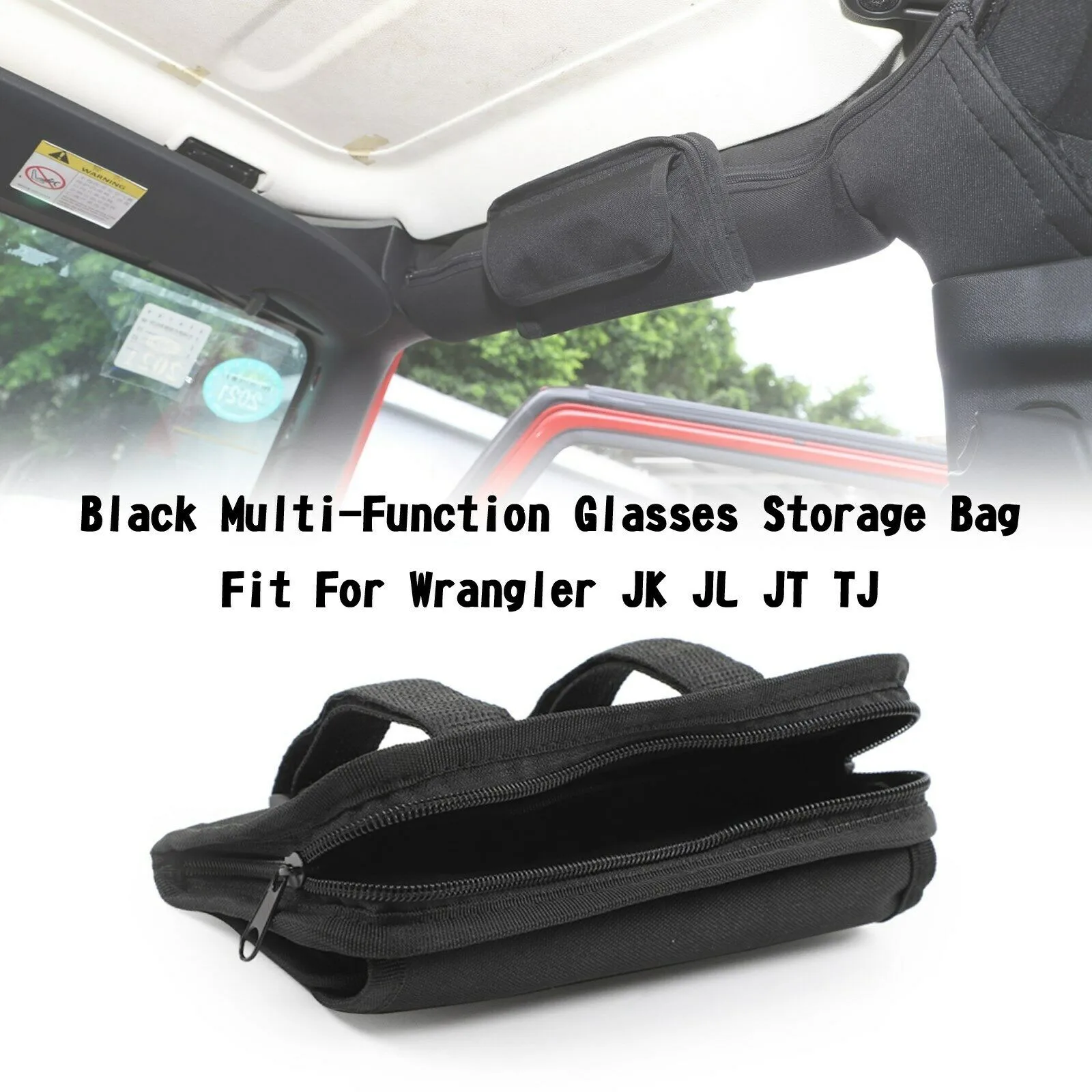 Roll Bar Grab Handle Sunglasses Holder Storage Bag For Jeep Wrangler TJ JK JL JT Glasses Storage Bag
Roll Bar Grab Handle Sunglasses Holder Storage Bag For Jeep Wrangler TJ JK JL JT Glasses Storage Bag