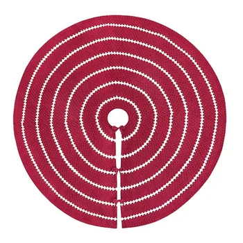 Top Christmas Tree Skirt New 48 Inch White Circle Red Knitted Christmas Tree Apron for Christmas Decoration 
Top Christmas Tree Skirt New 48 Inch White Circle Red Knitted Christmas Tree Apron for Christmas Decoration