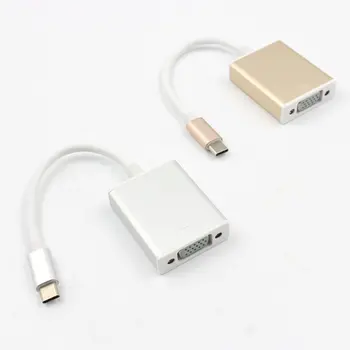 Type C to VGA Adapter USB 3.1 USB C to Female VGA Adapter Cable for Macbook 12in Chromebook Pixel Lumia 950XL Galaxy S8/9 1080P
Type C to VGA Adapter USB 3.1 USB C to Female VGA Adapter Cable for Macbook 12in Chromebook Pixel Lumia 950XL Galaxy S8/9 1080P