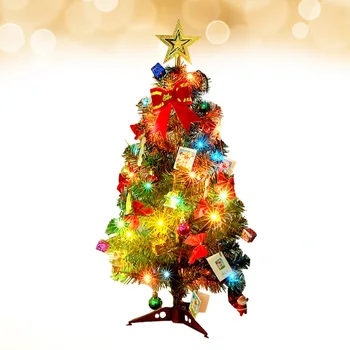 1PC 45CM PVC Mini Simulation Artificial LED Christmas Tree for Desktop Christmas Outdoor Indoor Decoration Supplies
1PC 45CM PVC Mini Simulation Artificial LED Christmas Tree for Desktop Christmas Outdoor Indoor Decoration Supplies