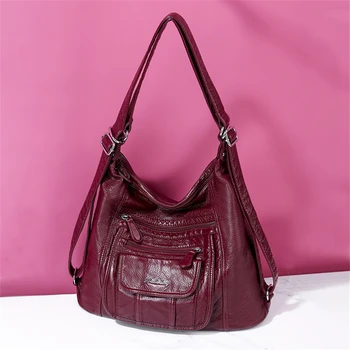 Multifunction Designer Backpack Casual Travel Shoulder Bag for Women High Capacity Leather Backpacks for Girls Rucksack Mochila
Multifunction Designer Backpack Casual Travel Shoulder Bag for Women High Capacity Leather Backpacks for Girls Rucksack Mochila