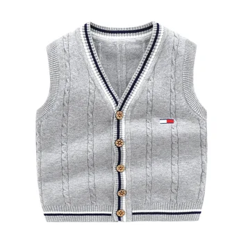 2-7T Toddler Kid Boy Clothes Winter Warm Cardigan Top Knitted Sweater Casual Plain Vest Sleeveless Knitwear Infant Outfit 
2-7T Toddler Kid Boy Clothes Winter Warm Cardigan Top Knitted Sweater Casual Plain Vest Sleeveless Knitwear Infant Outfit