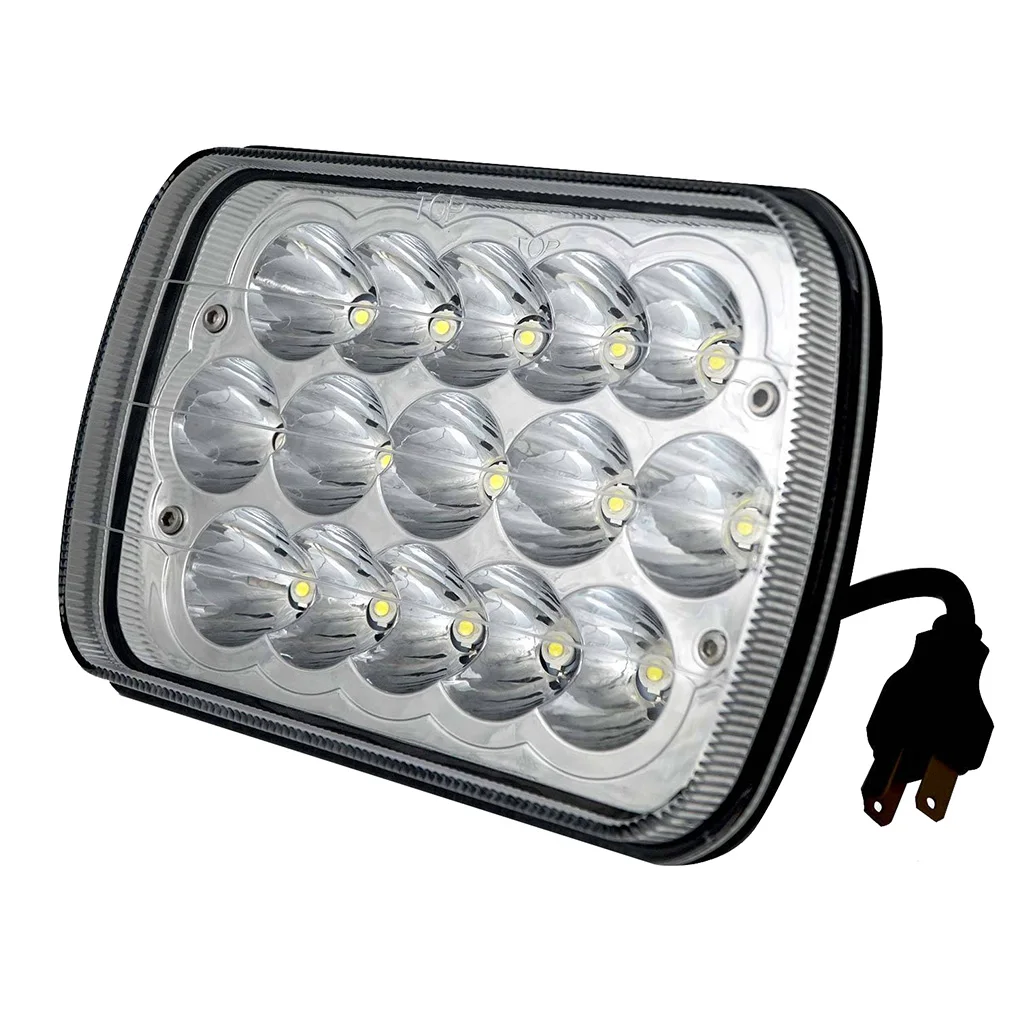 1 Pair 6"x7" LED Headlight 45W Waterproof Daytime Running Light Car Truck Vehicle High Beam Low Beam Light DRL
1 Pair 6"x7" LED Headlight 45W Waterproof Daytime Running Light Car Truck Vehicle High Beam Low Beam Light DRL