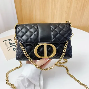 Ladies Bag 2020 Summer Wild Diamond Lattice Chain Shoulder Messenger Bag Fashion Small Square Bags High Quality Women Handbags 
Ladies Bag 2020 Summer Wild Diamond Lattice Chain Shoulder Messenger Bag Fashion Small Square Bags High Quality Women Handbags