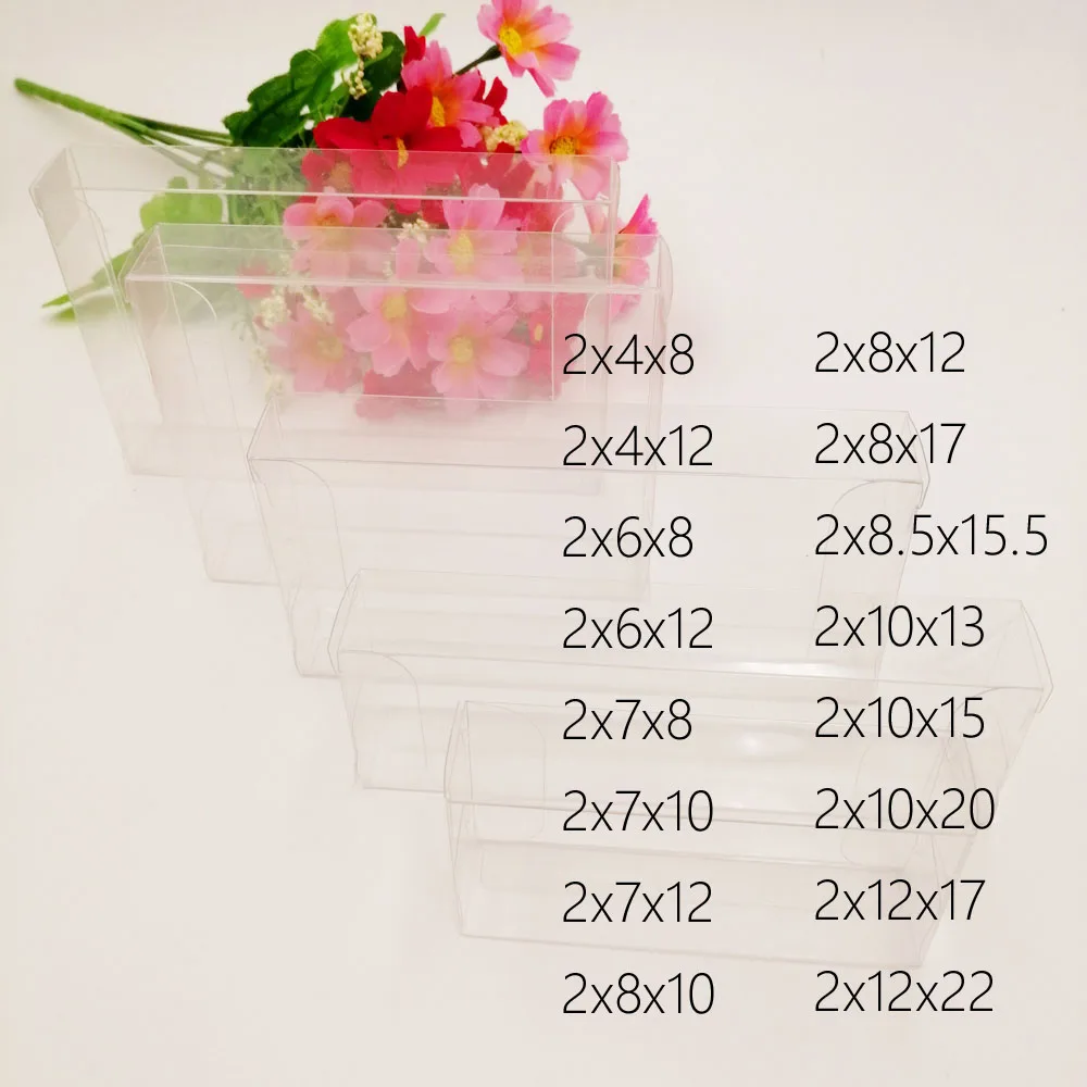 50pcs 2xWxH Pvc Box Clear Transparent Plastic Boxes Storage Jewelry Gift Box Wedding/Christmas/Candy/Party For Gift Packing Box
50pcs 2xWxH Pvc Box Clear Transparent Plastic Boxes Storage Jewelry Gift Box Wedding/Christmas/Candy/Party For Gift Packing Box