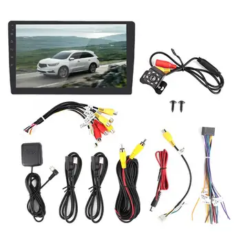 10.1in Screen 2 Din MP5 Wifi Car Radio Audio Multimedia Player with 8LED Waterproof Camera for Android Full Touch Navigation 
10.1in Screen 2 Din MP5 Wifi Car Radio Audio Multimedia Player with 8LED Waterproof Camera for Android Full Touch Navigation