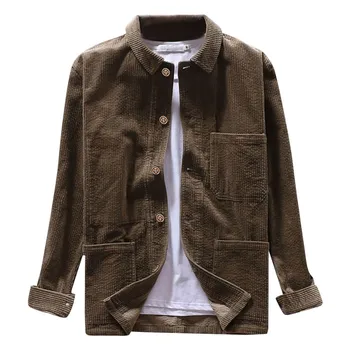 Autumn Plus Size Mens Shirts Fashion Casual Long Sleeve Solid Tops with Pockets Button Corduroy Casual Male Blouse Camisas 
Autumn Plus Size Mens Shirts Fashion Casual Long Sleeve Solid Tops with Pockets Button Corduroy Casual Male Blouse Camisas