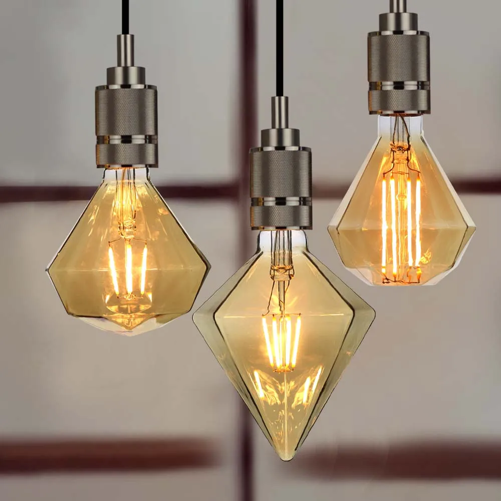 TIANFAN Led Bulbs Vintage Light Bulb Diamond 4W 220/240V 2500K 360lumens Warm White Decorative Light Bulb
TIANFAN Led Bulbs Vintage Light Bulb Diamond 4W 220/240V 2500K 360lumens Warm White Decorative Light Bulb