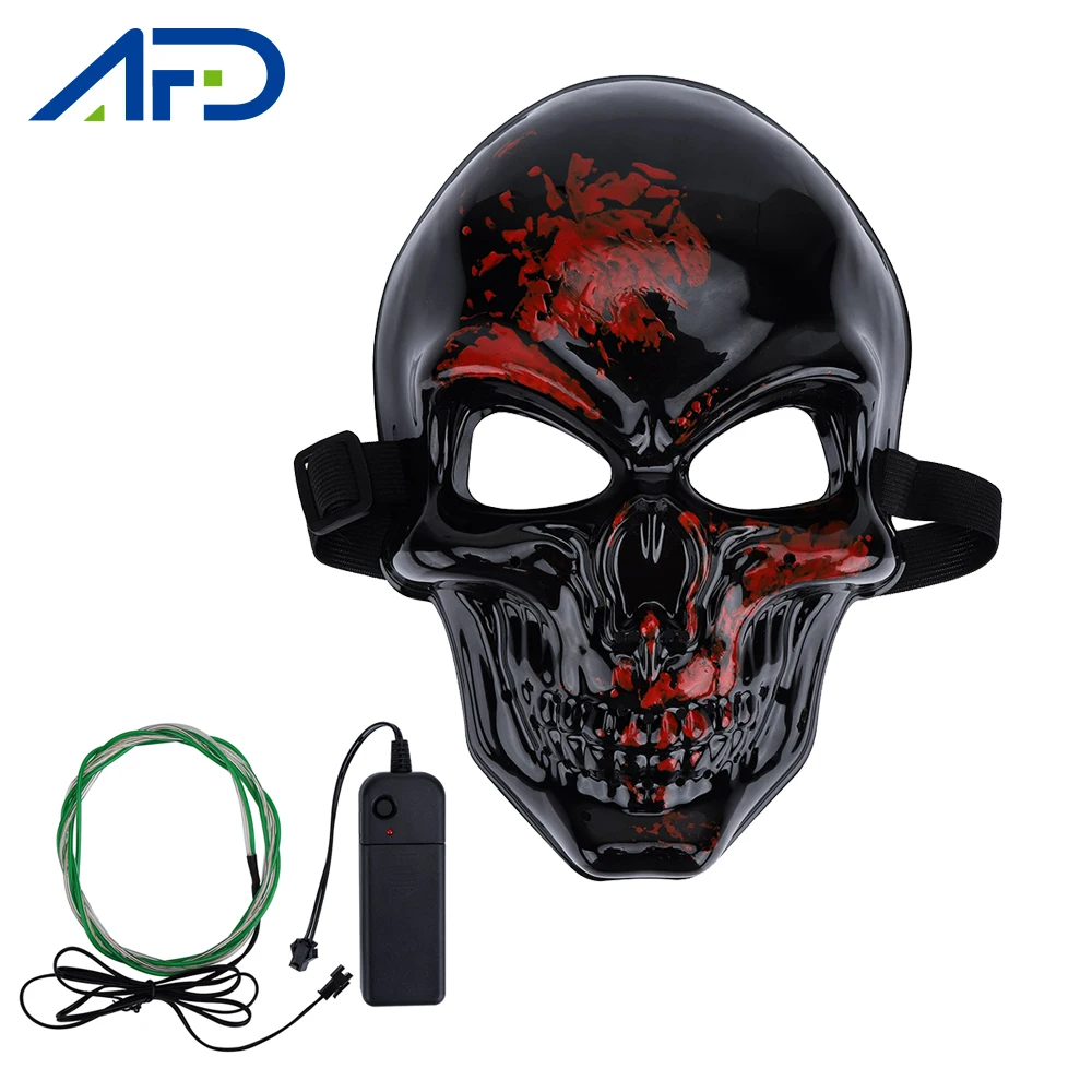 DIY Glowing Mask Halloween Party Masque Masquerade Masks Mascara Horror Maska with 2m White Green Glowing Wire
DIY Glowing Mask Halloween Party Masque Masquerade Masks Mascara Horror Maska with 2m White Green Glowing Wire