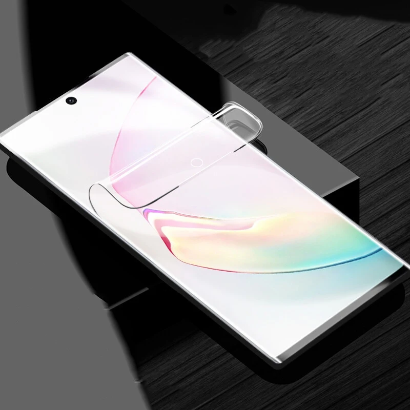 3D Full Cover Soft Hydrogel Film For Samsung Note 10 Plus Screen Protector For Galaxy Note10 Plus Clear 3H Front Protective Film
3D Full Cover Soft Hydrogel Film For Samsung Note 10 Plus Screen Protector For Galaxy Note10 Plus Clear 3H Front Protective Film