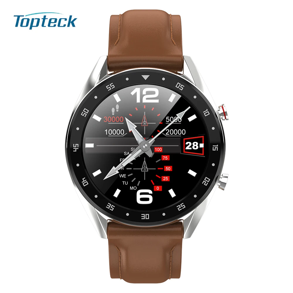 

Microwear L7 Smart Sport Watch Calorie Record Watch Compatible with IPhone/Android Waterproof IP68 Waterproof Smartwatch