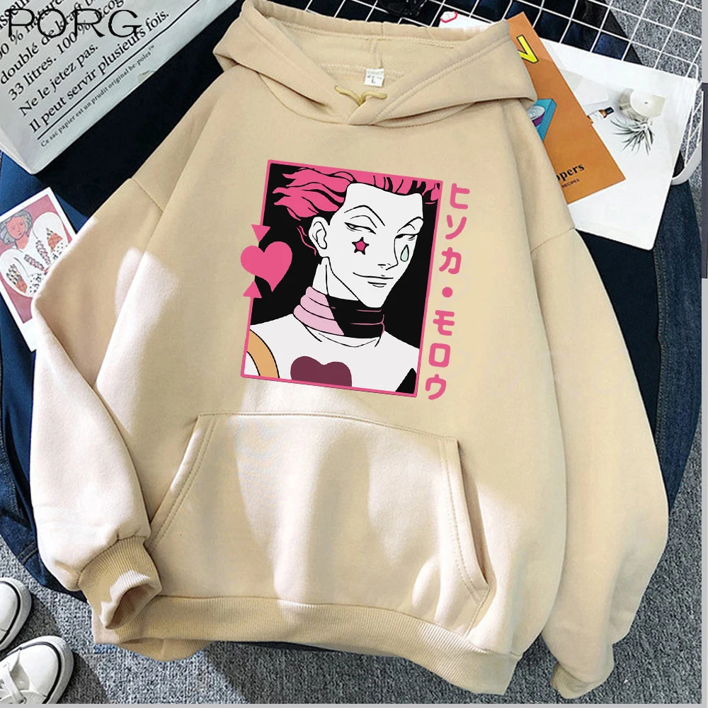 Women Hoodies Hunter X Hunter Pullovers Hoodies Sweatshirts Hisoka Print 90s Anime Hoody Streetwear Tops
Women Hoodies Hunter X Hunter Pullovers Hoodies Sweatshirts Hisoka Print 90s Anime Hoody Streetwear Tops