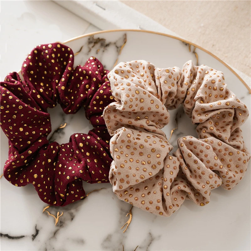 Punk Style Headwear Gold Rivet Scrunchie Hair Rope Colorful Nice Elastic Dot Ponytail Beautiful Fashion Cute Hair Accessories
Punk Style Headwear Gold Rivet Scrunchie Hair Rope Colorful Nice Elastic Dot Ponytail Beautiful Fashion Cute Hair Accessories