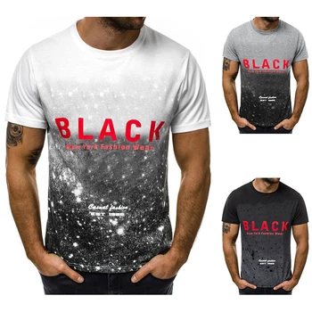 Plus Size Mens T Shirts Fashion 2019 Summer New Trending Casual Gradient O-neck Short Sleeve Tees Black Loose T-shirts Male 
Plus Size Mens T Shirts Fashion 2019 Summer New Trending Casual Gradient O-neck Short Sleeve Tees Black Loose T-shirts Male