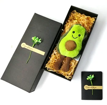 Avocado keychain pendant female Korean cute fruit plush doll with ins creative bag hanging gift box 
Avocado keychain pendant female Korean cute fruit plush doll with ins creative bag hanging gift box