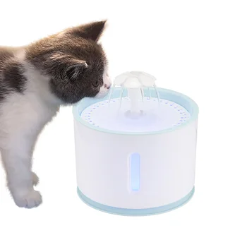 2.4L Automatic Cat Water Fountain Filtration with LED Electric USB Mute Activated Carbon For Pet Drinking Fountain Dispenser
2.4L Automatic Cat Water Fountain Filtration with LED Electric USB Mute Activated Carbon For Pet Drinking Fountain Dispenser