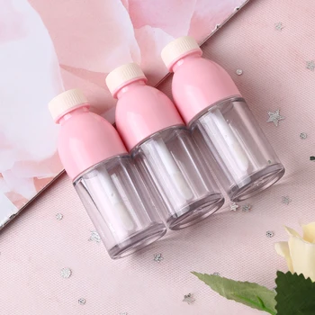 4pcs 8ml Empty Lipstick Tubes Lip Balm Pink Beverage Refillable Bottle Shape Clear Lip Gloss Container With Wand Makeup Tools
4pcs 8ml Empty Lipstick Tubes Lip Balm Pink Beverage Refillable Bottle Shape Clear Lip Gloss Container With Wand Makeup Tools