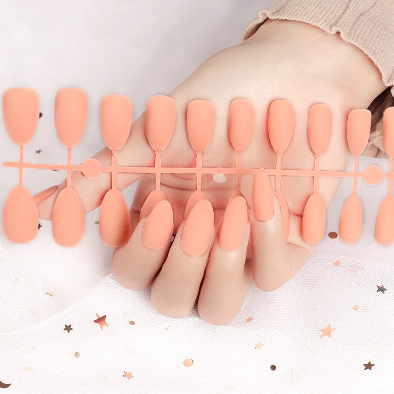 24Pcs Matte Fake Nails Black Nails Long Finger Nail Extended Nail Tips Nail Art Natural Detachable Designer Nails
24Pcs Matte Fake Nails Black Nails Long Finger Nail Extended Nail Tips Nail Art Natural Detachable Designer Nails