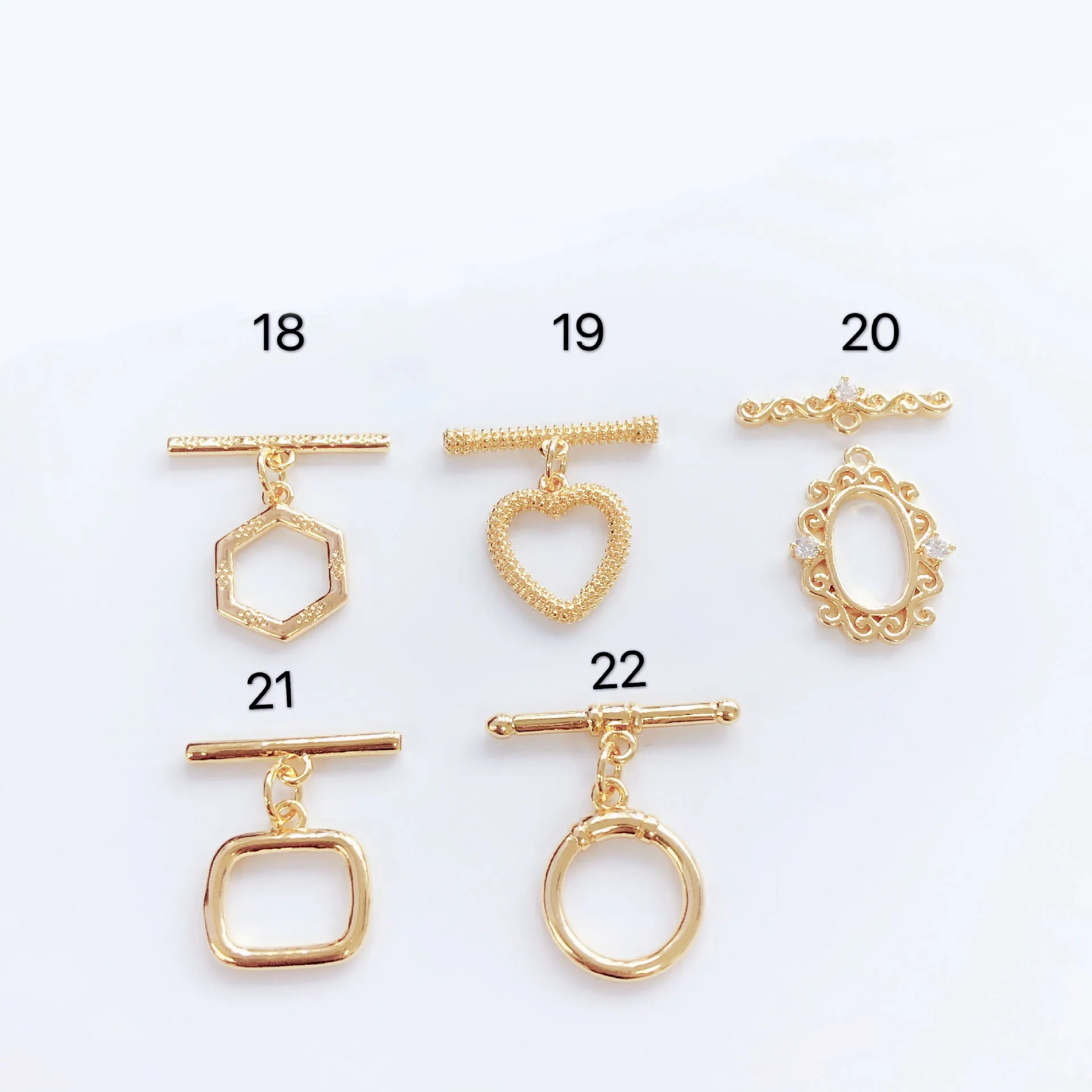 

5 pcs/ lot High quality DIY nice toggle clasp,FOR necklace,bracelet,pearl clasp,18k gold plating