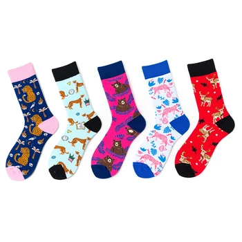 5 Pairs Women Socks Cotton Leopard Cool Female Socks Animal Colorful Lover Socks 36-43EUR
5 Pairs Women Socks Cotton Leopard Cool Female Socks Animal Colorful Lover Socks 36-43EUR