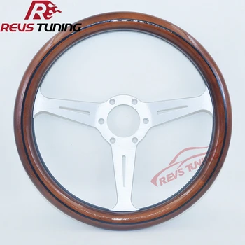 350mm 14'' Universal Silver Color Spoke Classic Style Tuning Racing Car Sport Wooden Wood Steering Wheel
350mm 14'' Universal Silver Color Spoke Classic Style Tuning Racing Car Sport Wooden Wood Steering Wheel