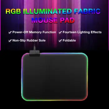 Colorful Gaming Mouse Pad Computer RGB Large Smooth Mouse Pad USB Interface With Backlight Switch Colors Flashing Games Mousepad
Colorful Gaming Mouse Pad Computer RGB Large Smooth Mouse Pad USB Interface With Backlight Switch Colors Flashing Games Mousepad