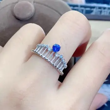 925 Sterling Silver 100% Natural And Real Sapphire Gemstone Wedding Engagement Rings for Women Fine Jewelry Gift Wholesale 
925 Sterling Silver 100% Natural And Real Sapphire Gemstone Wedding Engagement Rings for Women Fine Jewelry Gift Wholesale