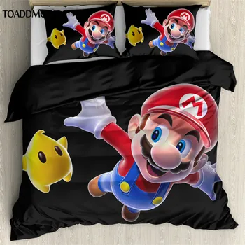 TOADDMOS Cartoon Mario Funny Home Textiles Twin Queen King Size Duvet Cover Set Pillowcase Bedclothes for Kids Boys Drop Ship
TOADDMOS Cartoon Mario Funny Home Textiles Twin Queen King Size Duvet Cover Set Pillowcase Bedclothes for Kids Boys Drop Ship