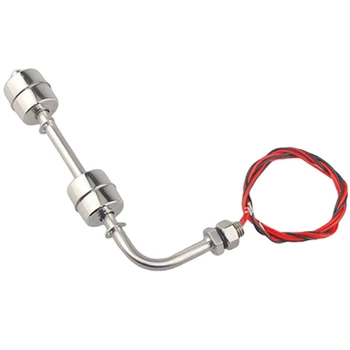 SHGO HOT-100mm Silver Stainless Steel L-Shaped Liquid Level Sensor Internal Float Switch
SHGO HOT-100mm Silver Stainless Steel L-Shaped Liquid Level Sensor Internal Float Switch