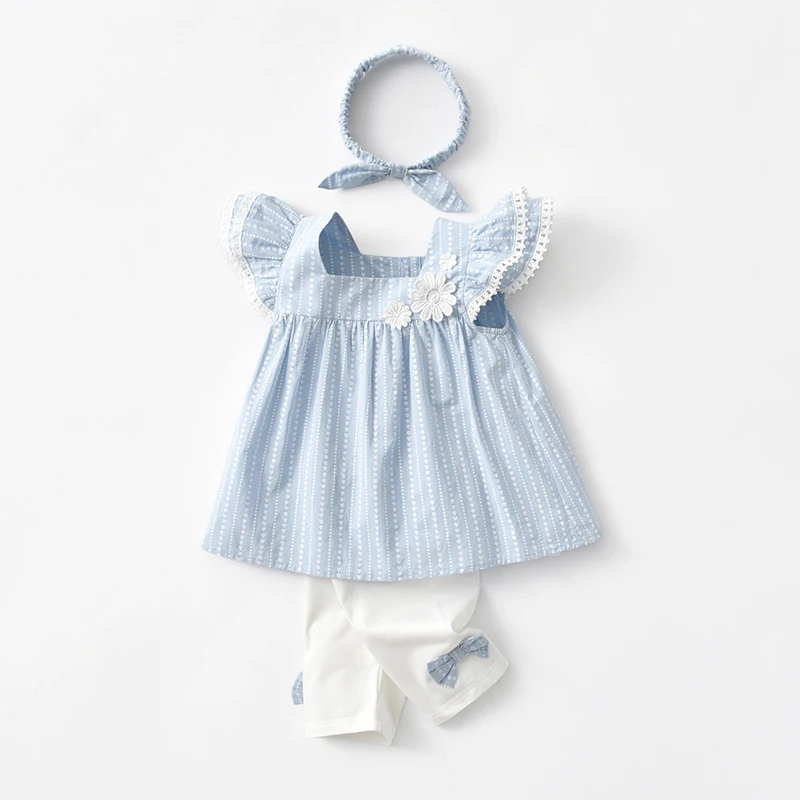 3PCS Summer Baby Kids Girl Dress Suit Flower Bow Baby Dress Pants Headband Set Kids Casual Outfit Toddler Clothing
3PCS Summer Baby Kids Girl Dress Suit Flower Bow Baby Dress Pants Headband Set Kids Casual Outfit Toddler Clothing