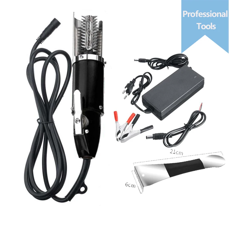 Electric Fish Scaling Machine Scalers 120W Waterproof Scraper Clean Easy Scale for Fish Stripper Remover Cleaner Tool 2021
Electric Fish Scaling Machine Scalers 120W Waterproof Scraper Clean Easy Scale for Fish Stripper Remover Cleaner Tool 2021