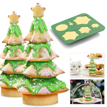 DIY Stacked Christmas Tree Mold 3D Cake Chocolate Decorating Mold Silicone Molds Fondant Cookies Mould Kitchen Bakeware Tool
DIY Stacked Christmas Tree Mold 3D Cake Chocolate Decorating Mold Silicone Molds Fondant Cookies Mould Kitchen Bakeware Tool
