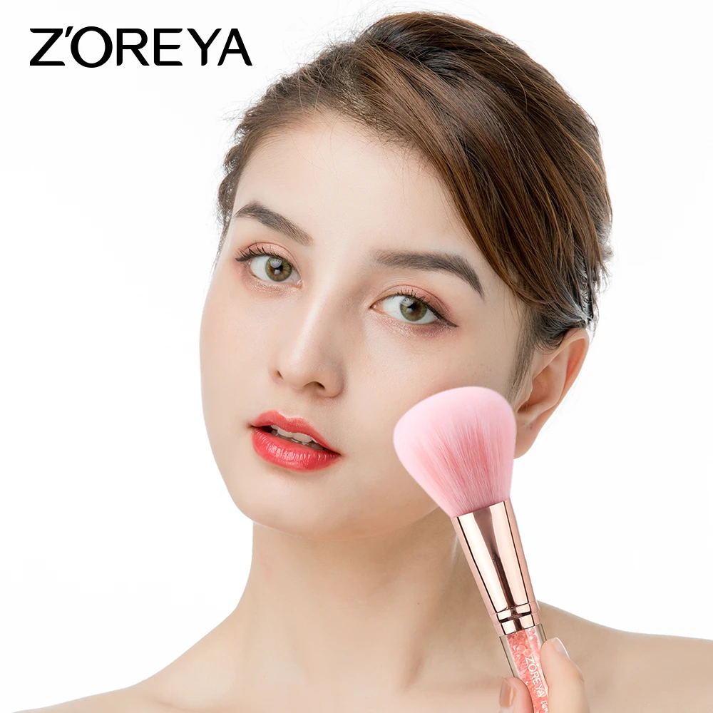 Zoreya 10 шт. розовые кисти для макияжа блестящие бровей и пудры глаз|Аппликатор