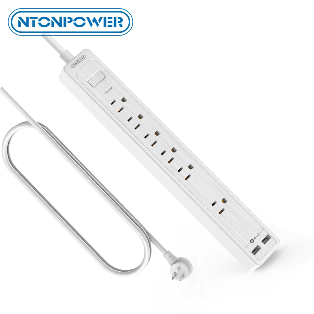 NTONPOWER Wall Mounted US Power Strip Plug 10ft Extension Board Power Socket with Usb White Surge Protector For Home Office
NTONPOWER Wall Mounted US Power Strip Plug 10ft Extension Board Power Socket with Usb White Surge Protector For Home Office